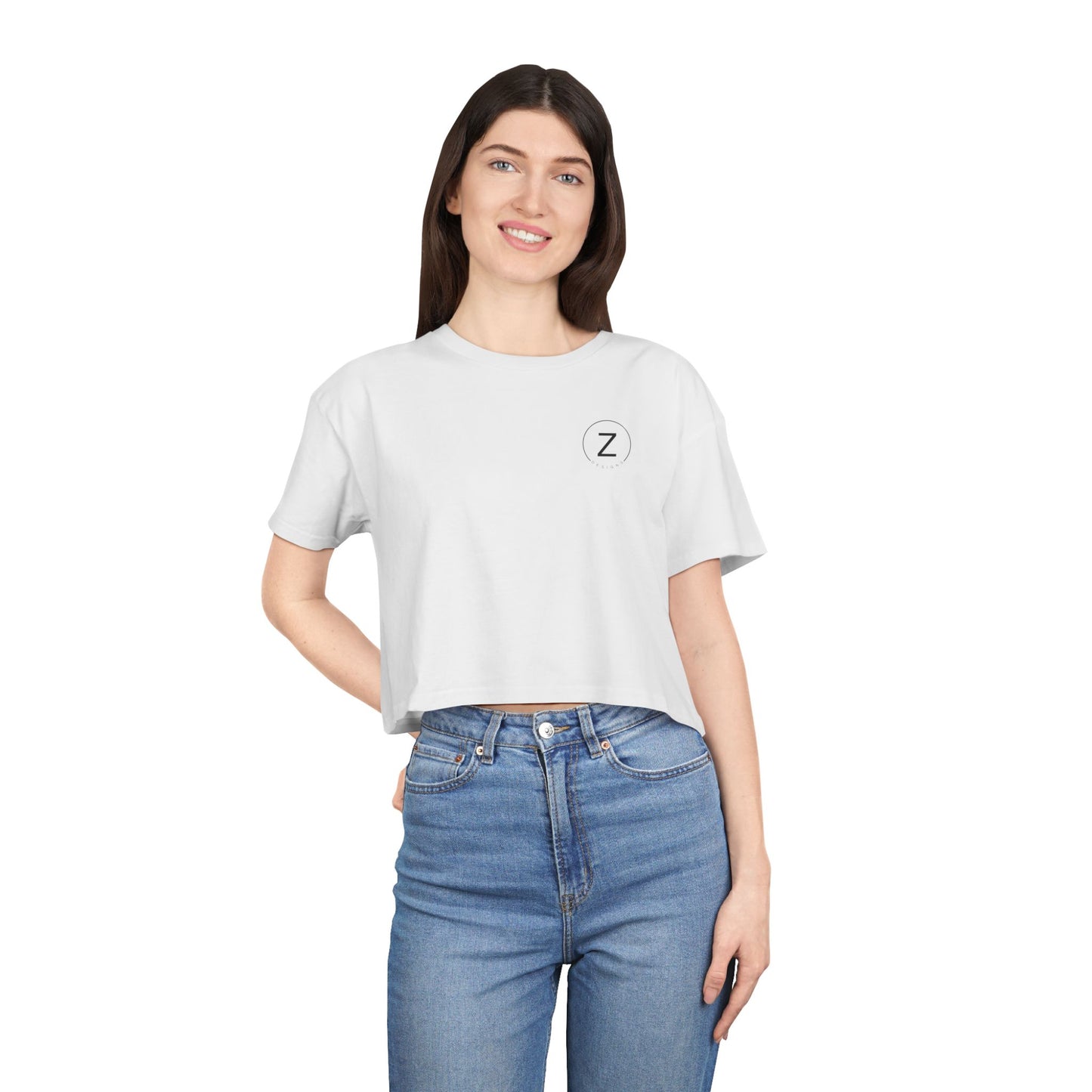 'Peace Finds Its Place' Crop Tee